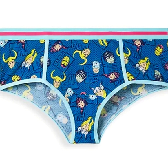 ♥️NWT VINTAGE TORRID AVENGERS PANTY THOR IRONMAN BLACK WIDOW HULK - PLUS SIZE 3X - Picture 3 of 8